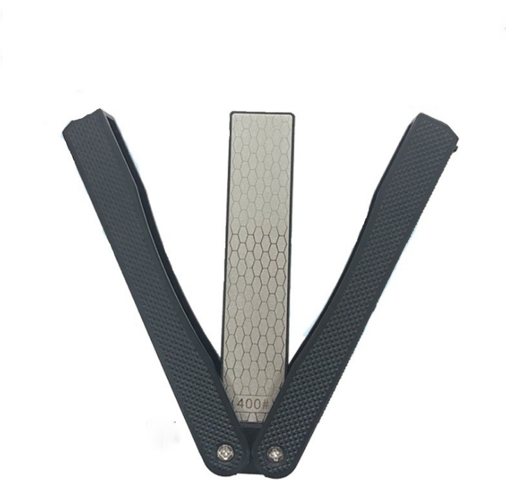 Foldable Pocket Diamond Knife Sharpener for Camping