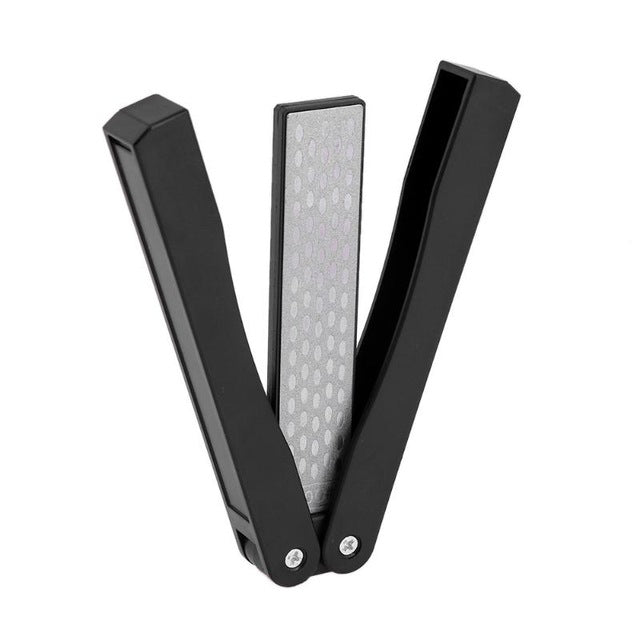 Foldable Pocket Diamond Knife Sharpener for Camping