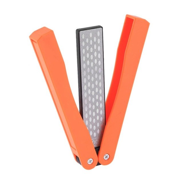 Foldable Pocket Diamond Knife Sharpener for Camping