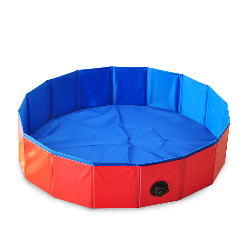 Foldable Dog Pool for Easy Cooling, Bathing & Storage