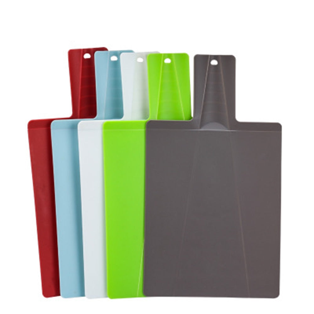 Foldable Cutting Board with Scoop for Easy Food Transfer