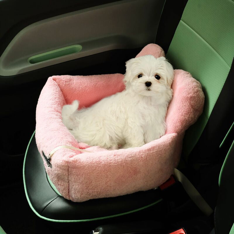Foldable Pet Car Seat Hammock for Cozy Car Travel
