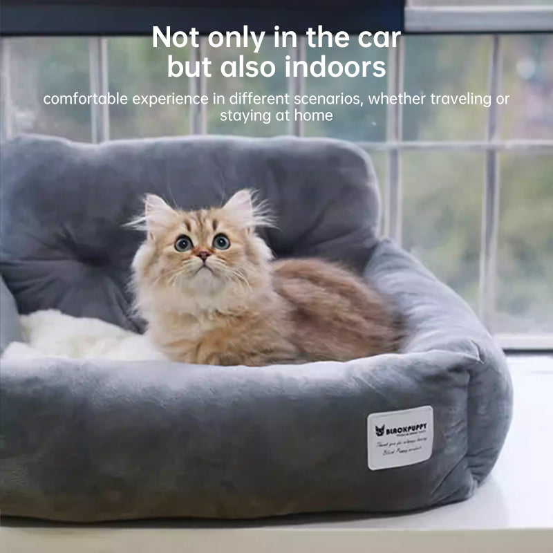 Foldable Pet Car Seat Hammock for Cozy Car Travel