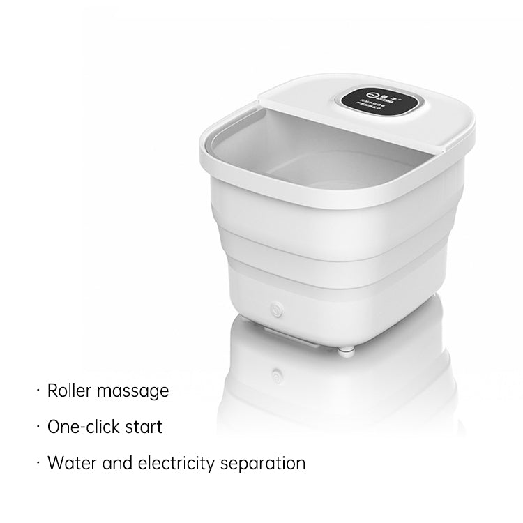 Foldable Foot Spa Bath Massager with Heat and Bubbles