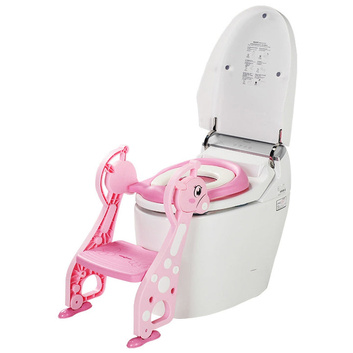 Folding Potty Training Seat with Step Ladder for Toddlers
