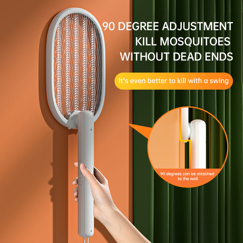 Folding Electric Mosquito Swatter and UV Mosquito Lamp