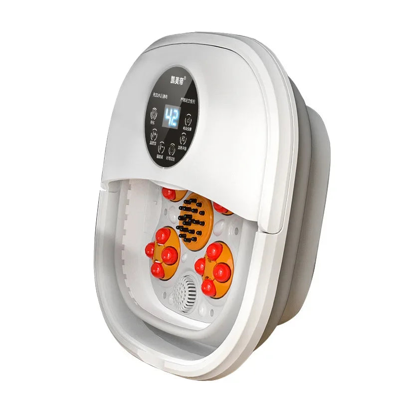 Folding Foot Spa with Bubble Massage and Heat