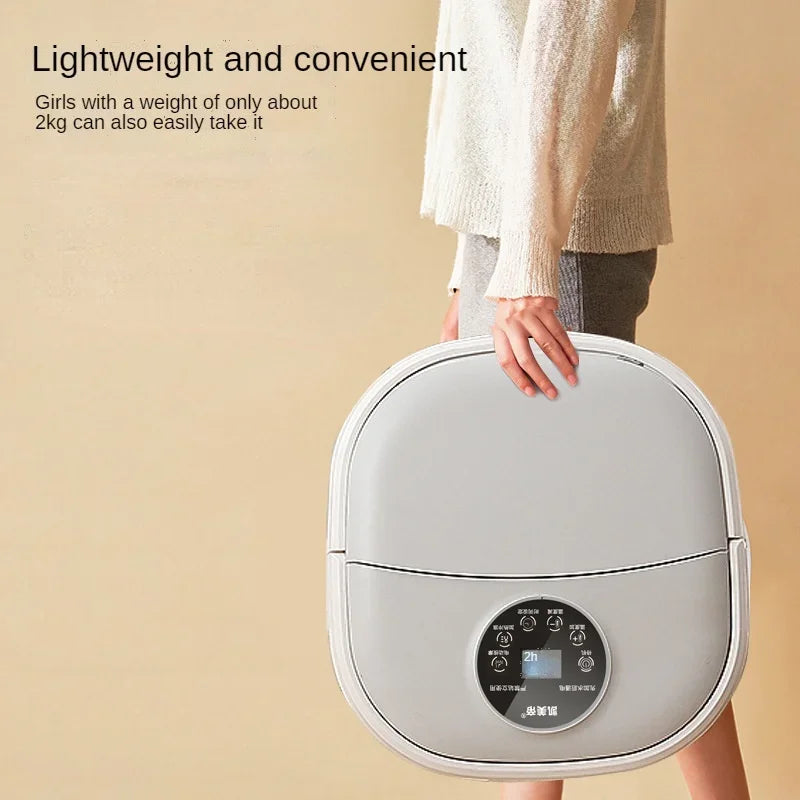 Folding Foot Spa with Bubble Massage and Heat