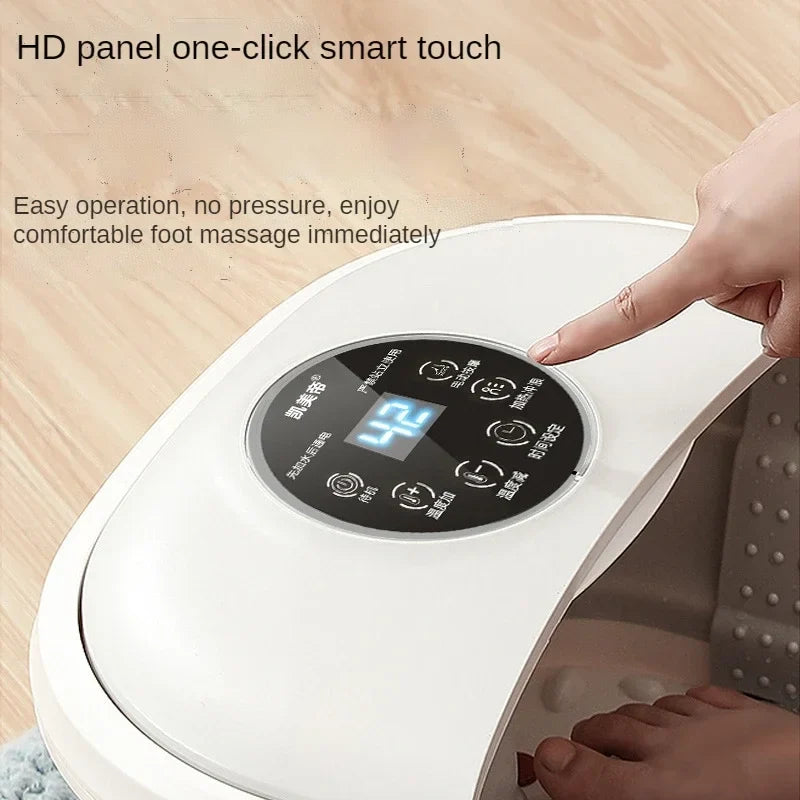 Folding Foot Spa with Bubble Massage and Heat