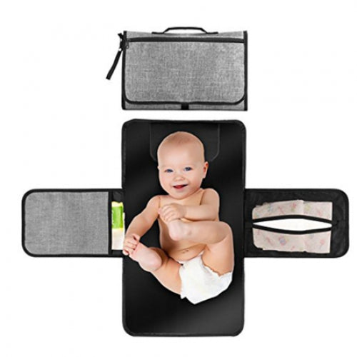 Portable Baby Changing Pad With Built-In Storage