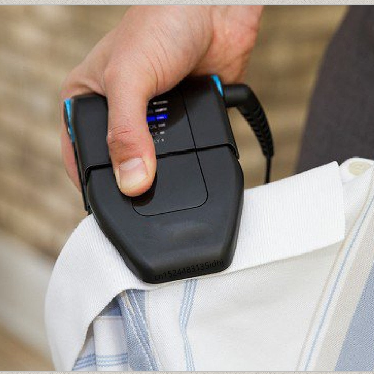 Travel Iron for Collars and Trousers, Folding Mini Iron