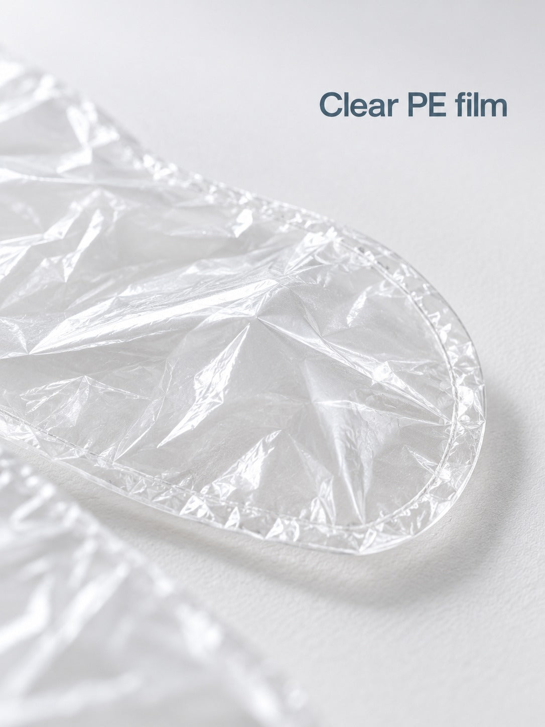 Food Grade Disposable Gloves: Extra Thick Clear PE Film