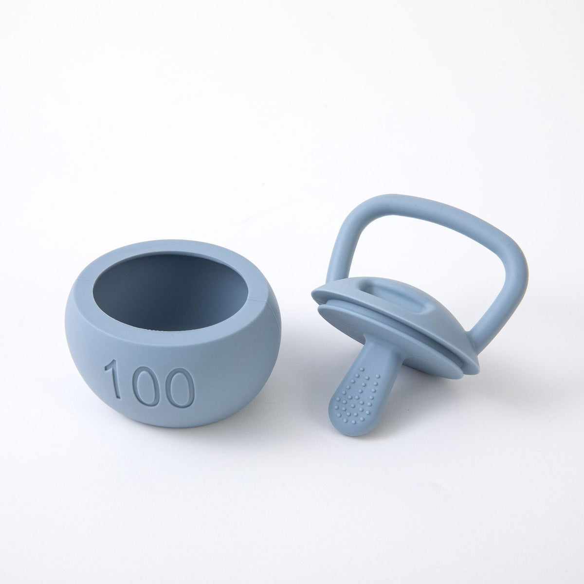 Baby Silicone Dumbbell Teether for Soothing Sore Gums