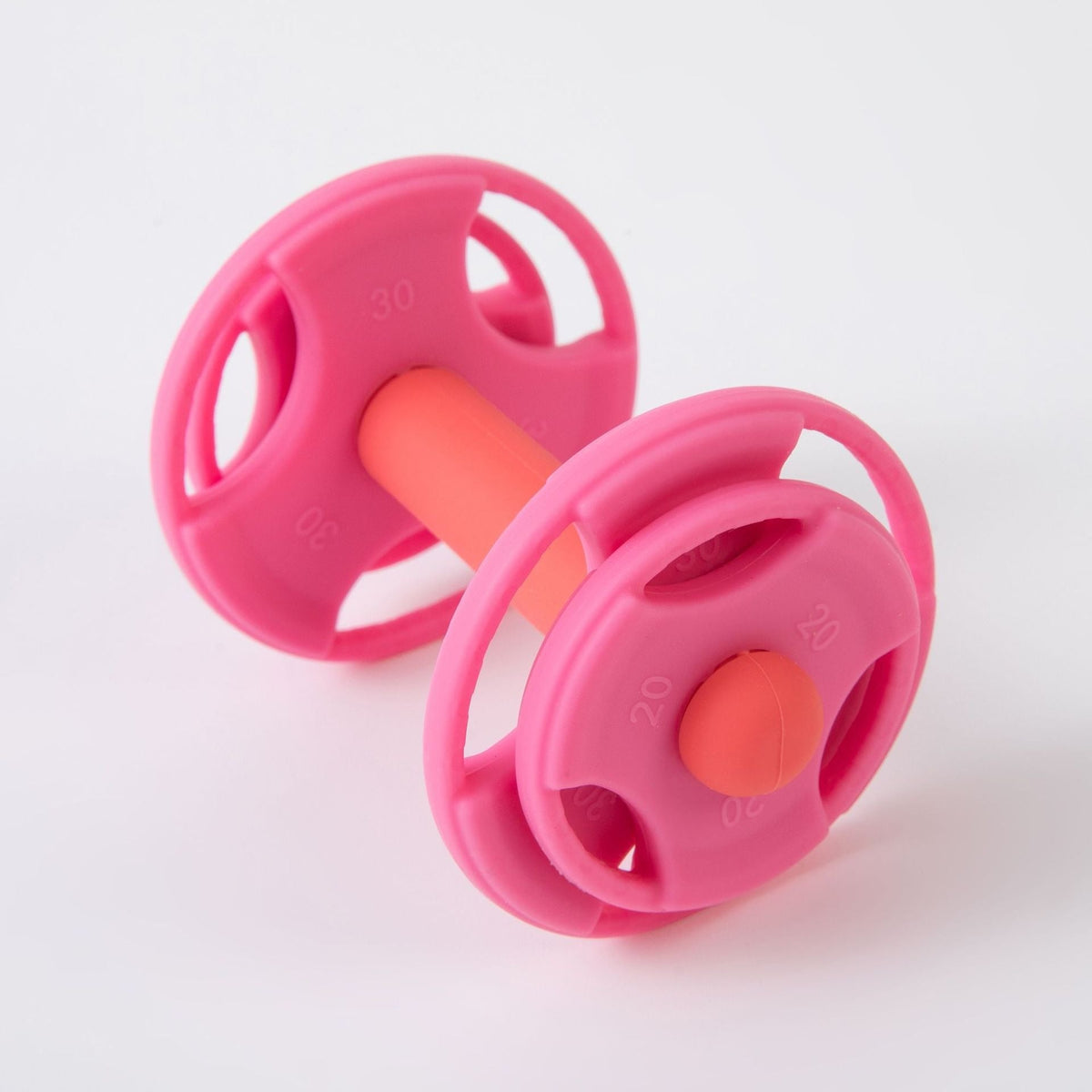 Baby Silicone Dumbbell Teether for Soothing Sore Gums