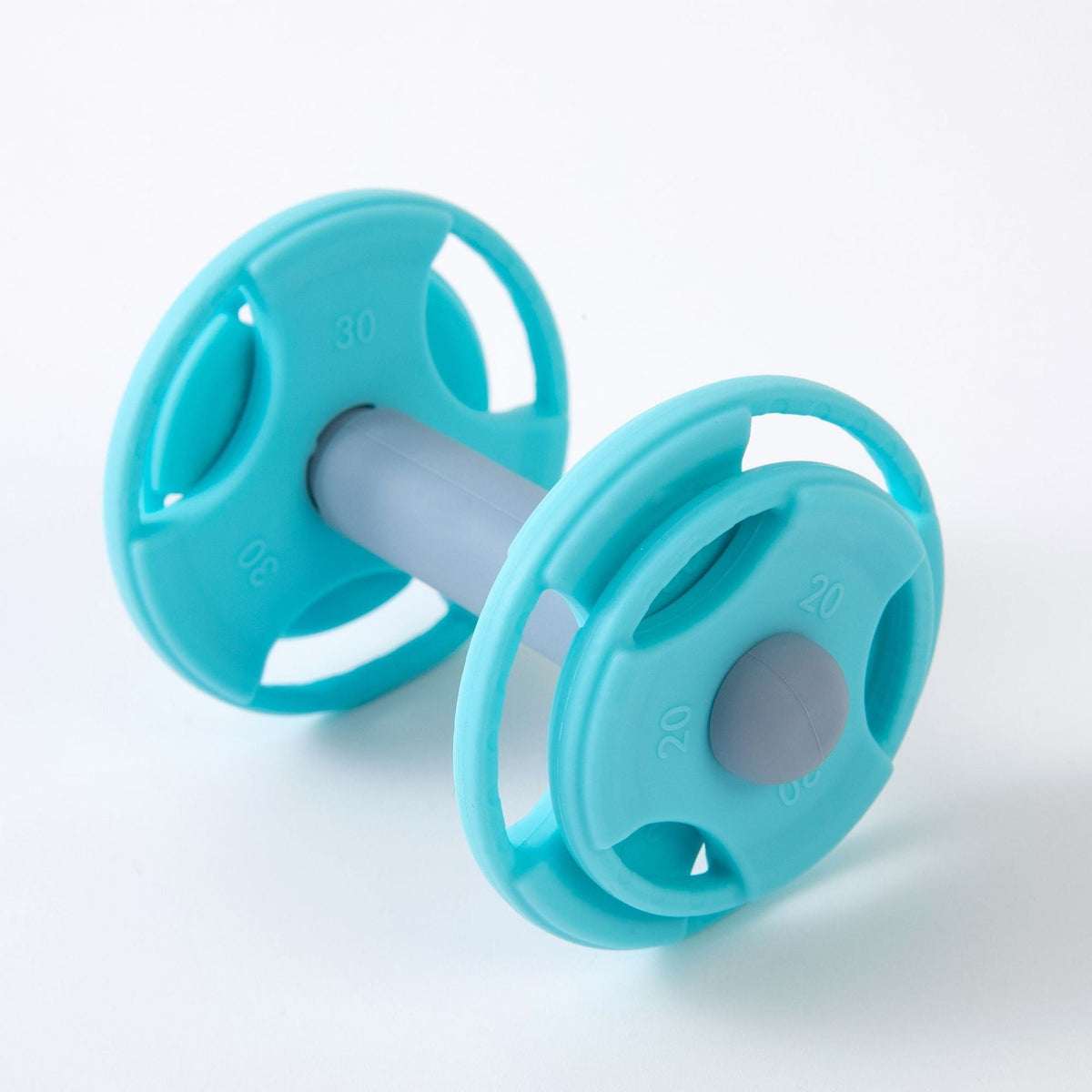 Baby Silicone Dumbbell Teether for Soothing Sore Gums