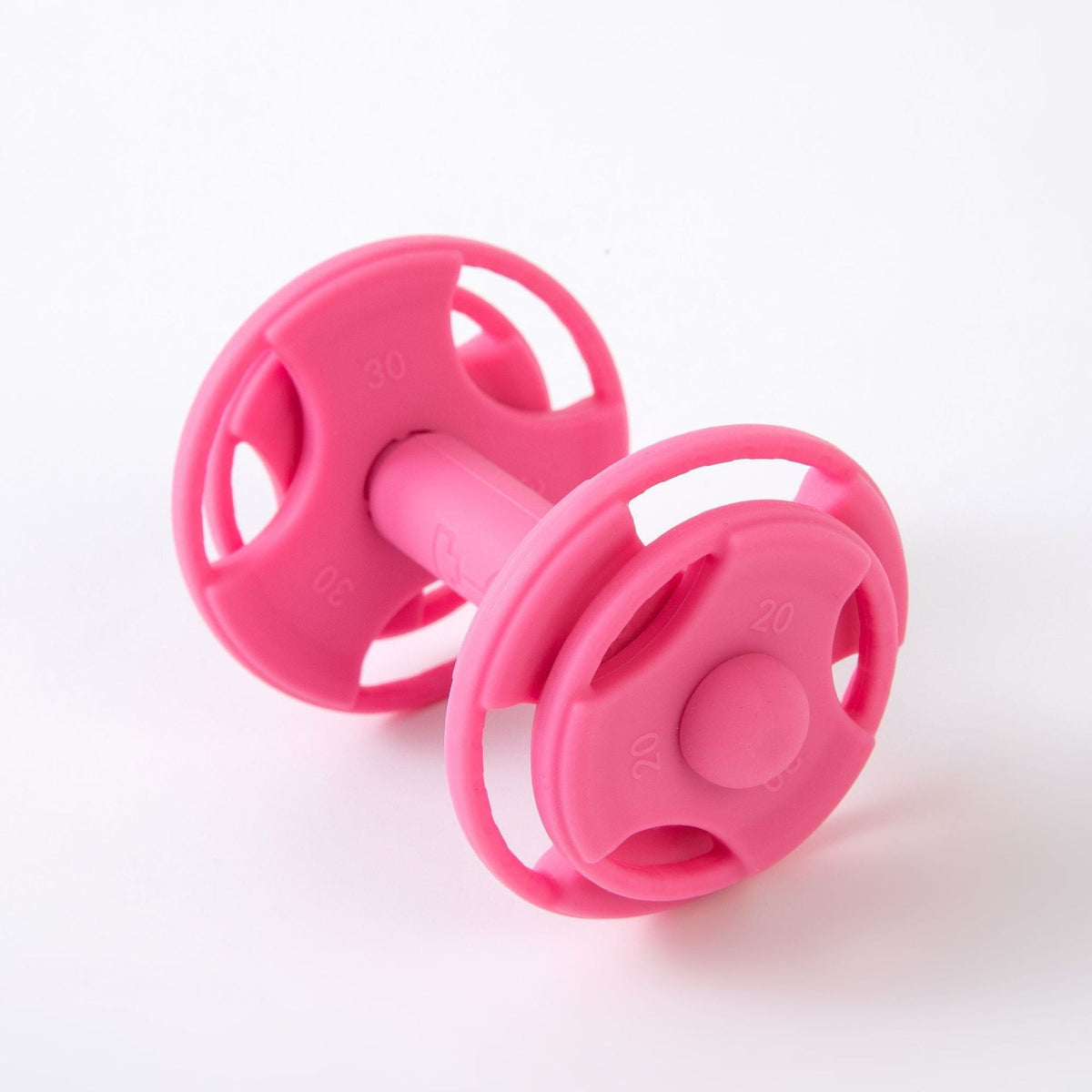 Baby Silicone Dumbbell Teether for Soothing Sore Gums