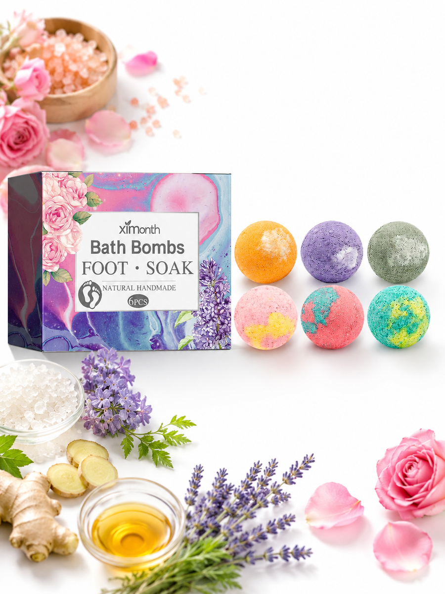 Natural Foot Bath Bombs — Soothe Tired Feet & Soften