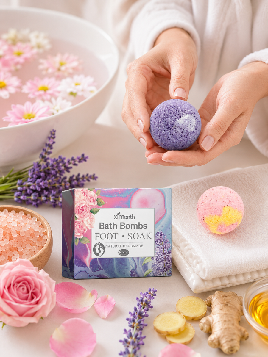 Natural Foot Bath Bombs — Soothe Tired Feet & Soften