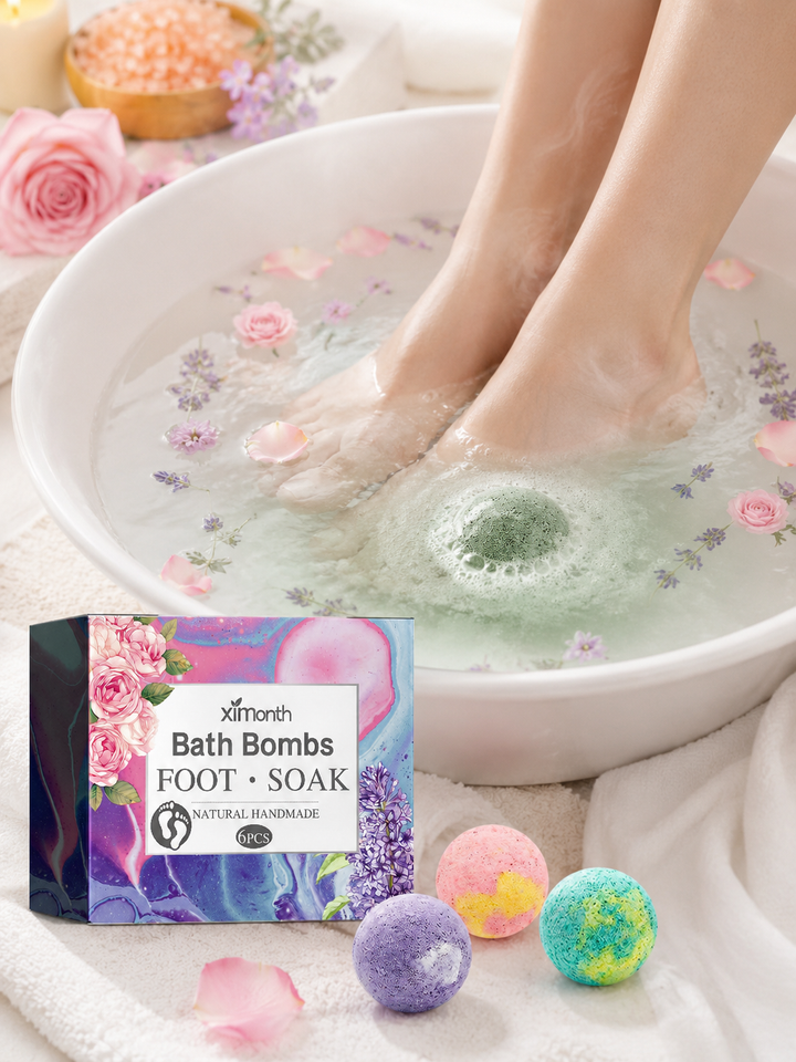 Natural Foot Bath Bombs — Soothe Tired Feet & Soften
