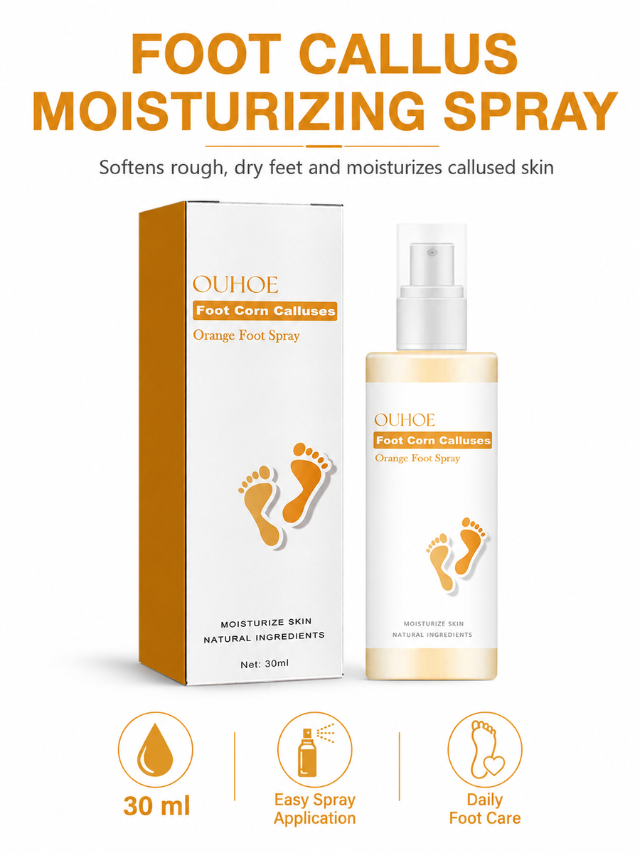 Foot Callus Spray — Smoother, Healthier Heels in One