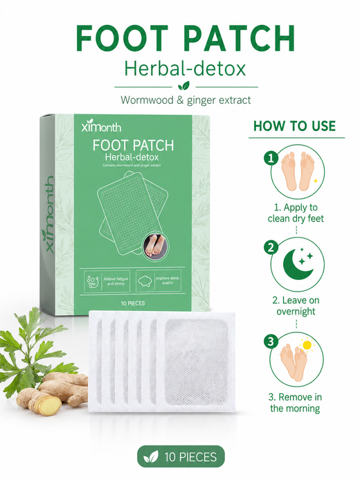 Overnight Foot Detox Patches – Stress Relief & Better Sleep