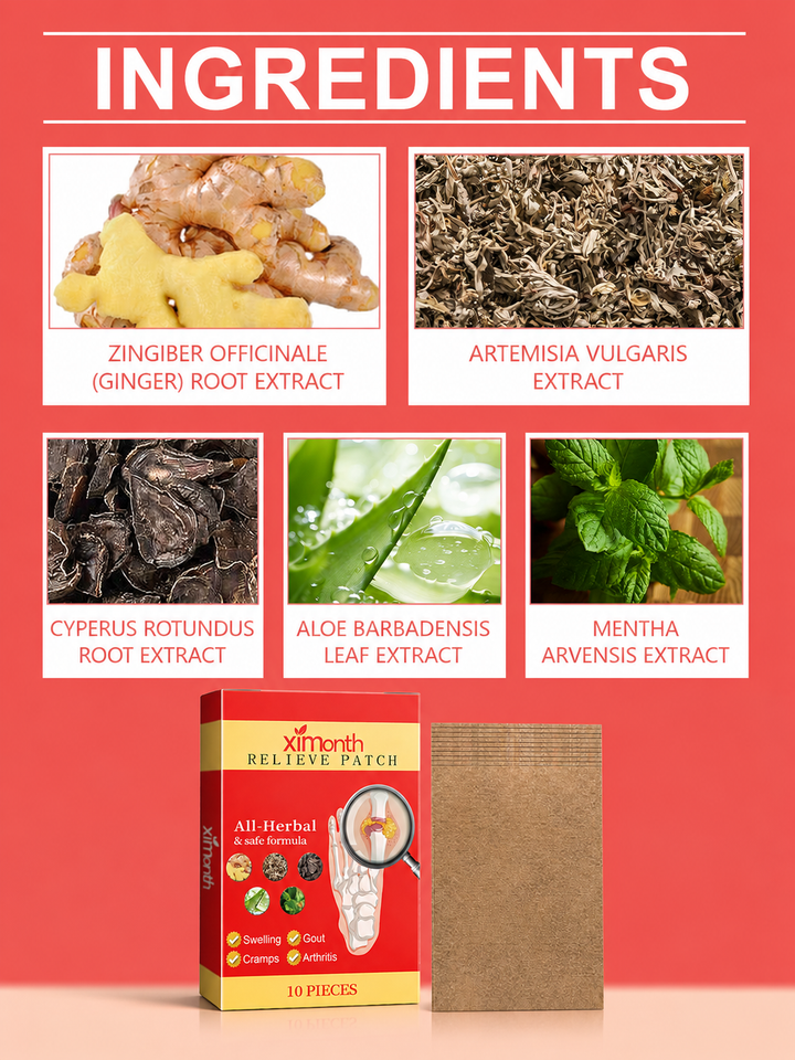 Herbal Foot Joint Care Warming Patch