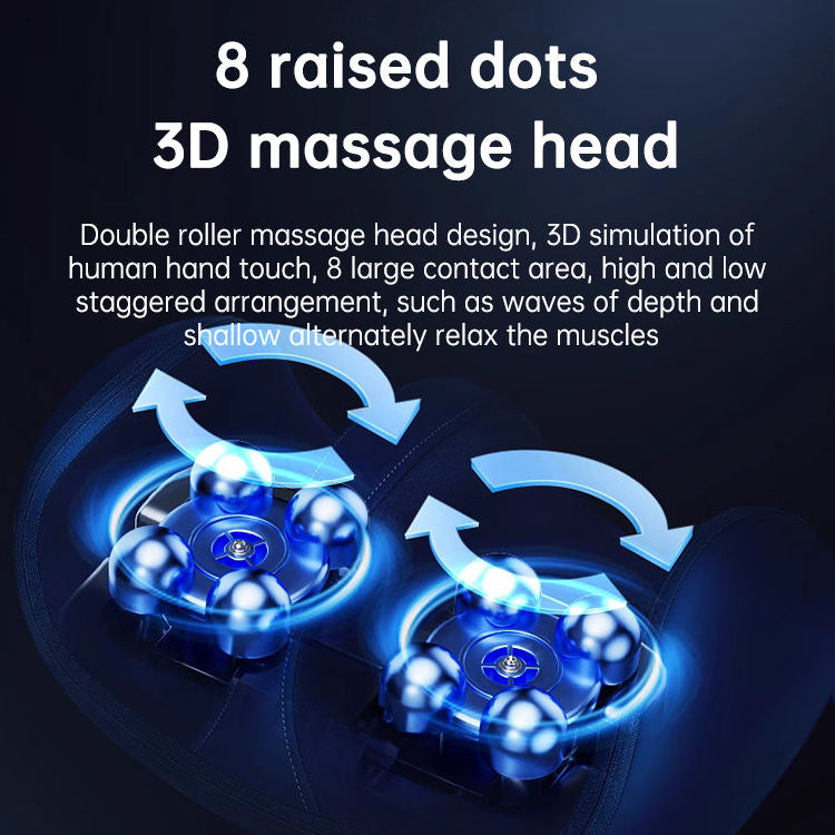 Foot Massager with Heat and 3D Rollers for Tired Feet