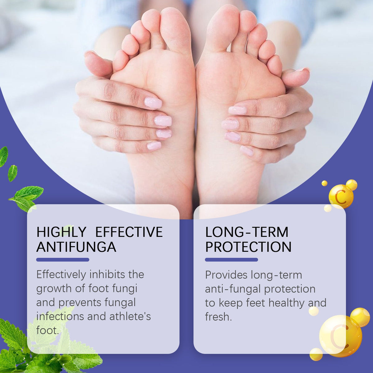 Foot Odor Spray for Itchy, Dry Feet and Daily Freshness