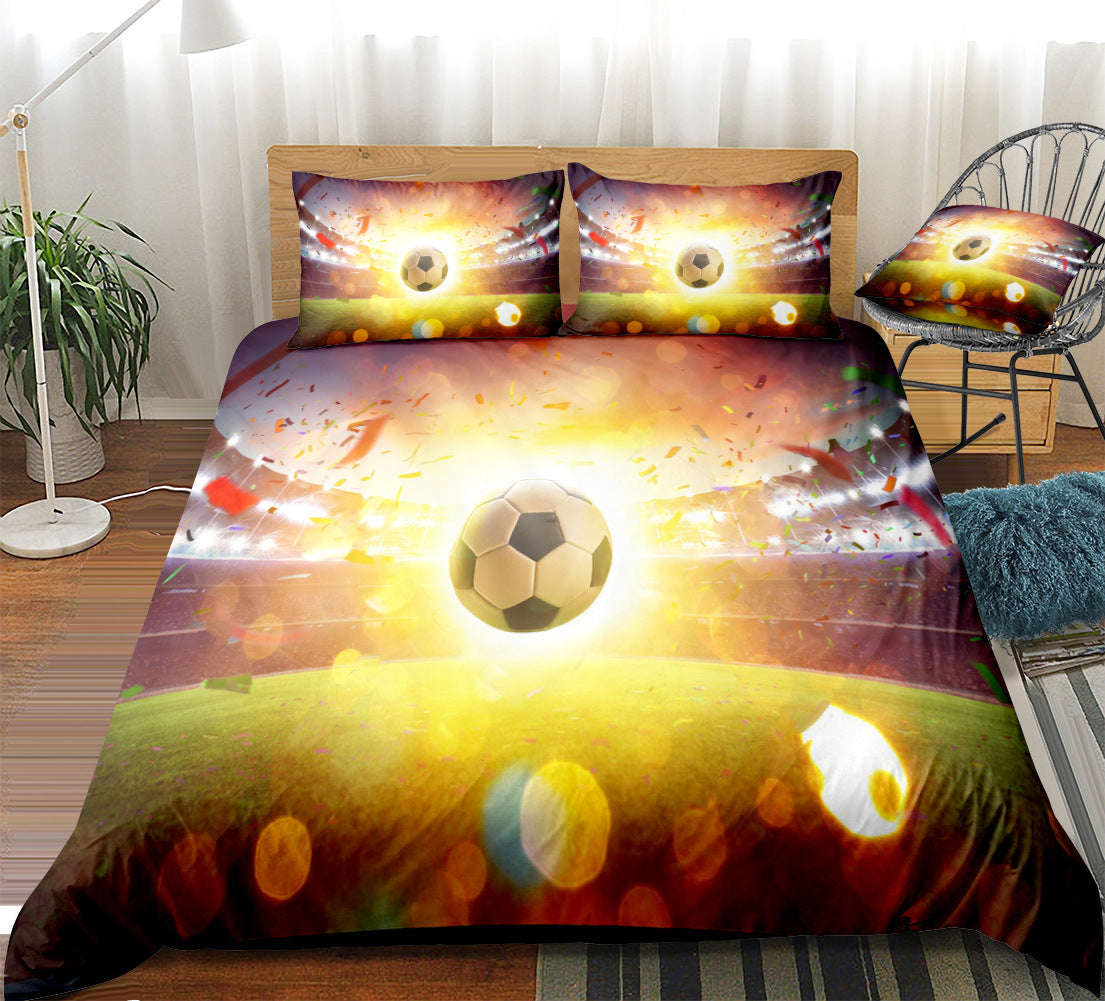 Football Duvet Cover Set for Dramatic Fan Bedrooms