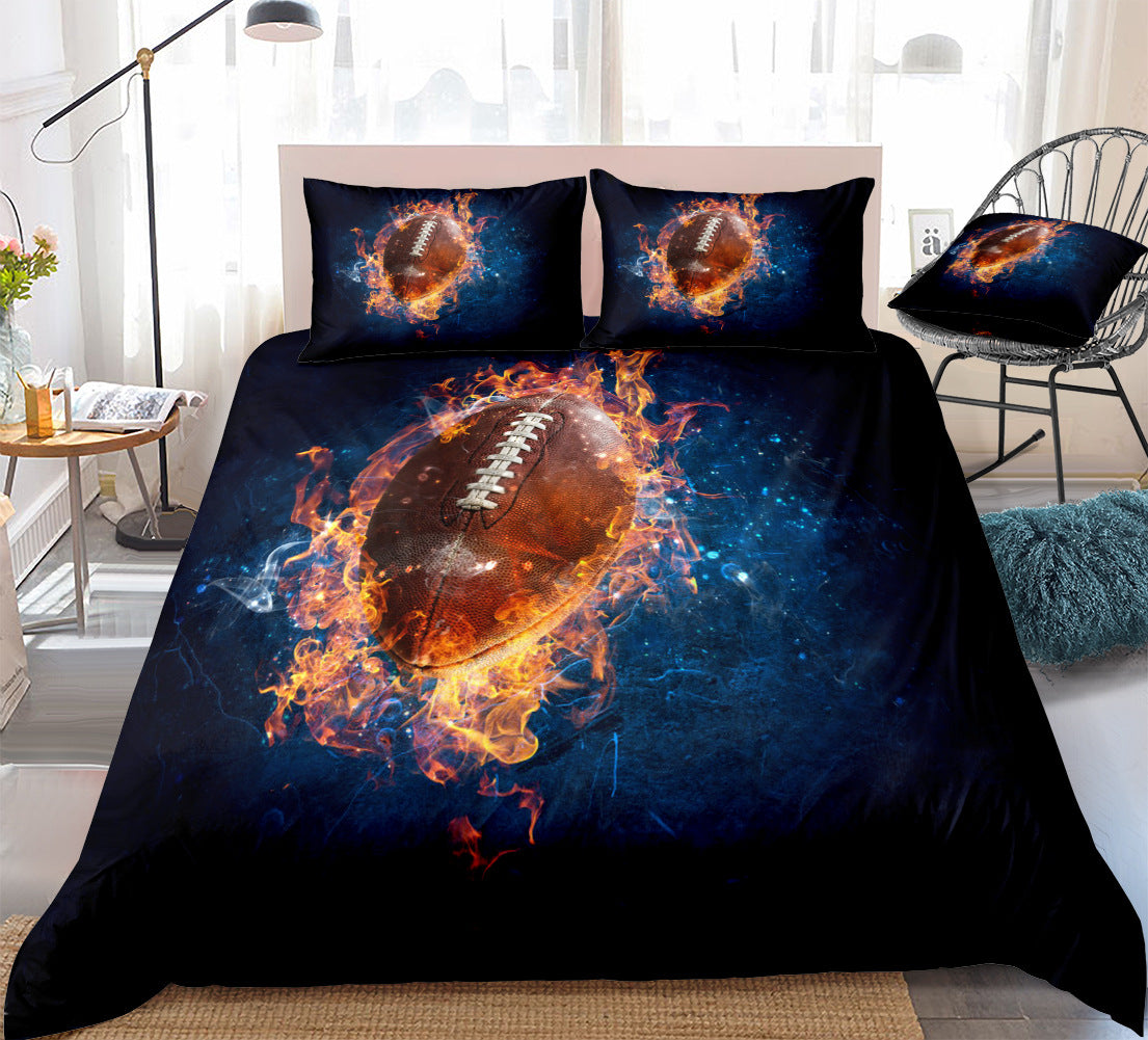 Football Duvet Cover Set for Dramatic Fan Bedrooms