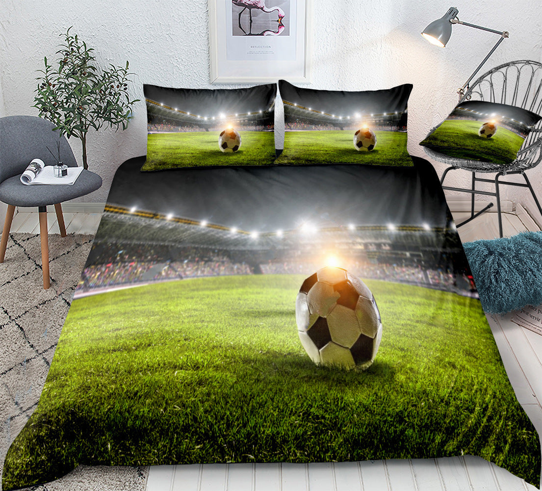 Football Duvet Cover Set for Dramatic Fan Bedrooms