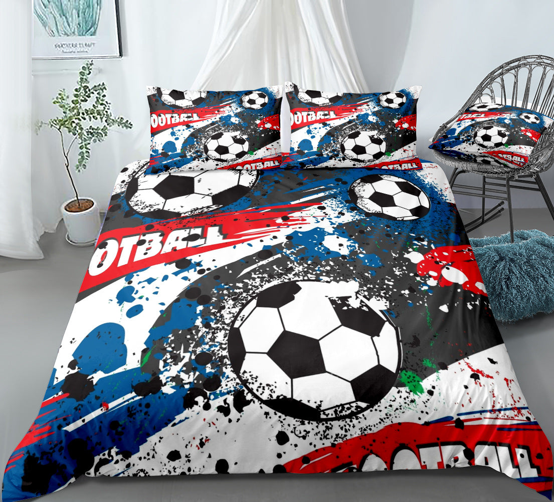 Football Duvet Cover Set for Dramatic Fan Bedrooms