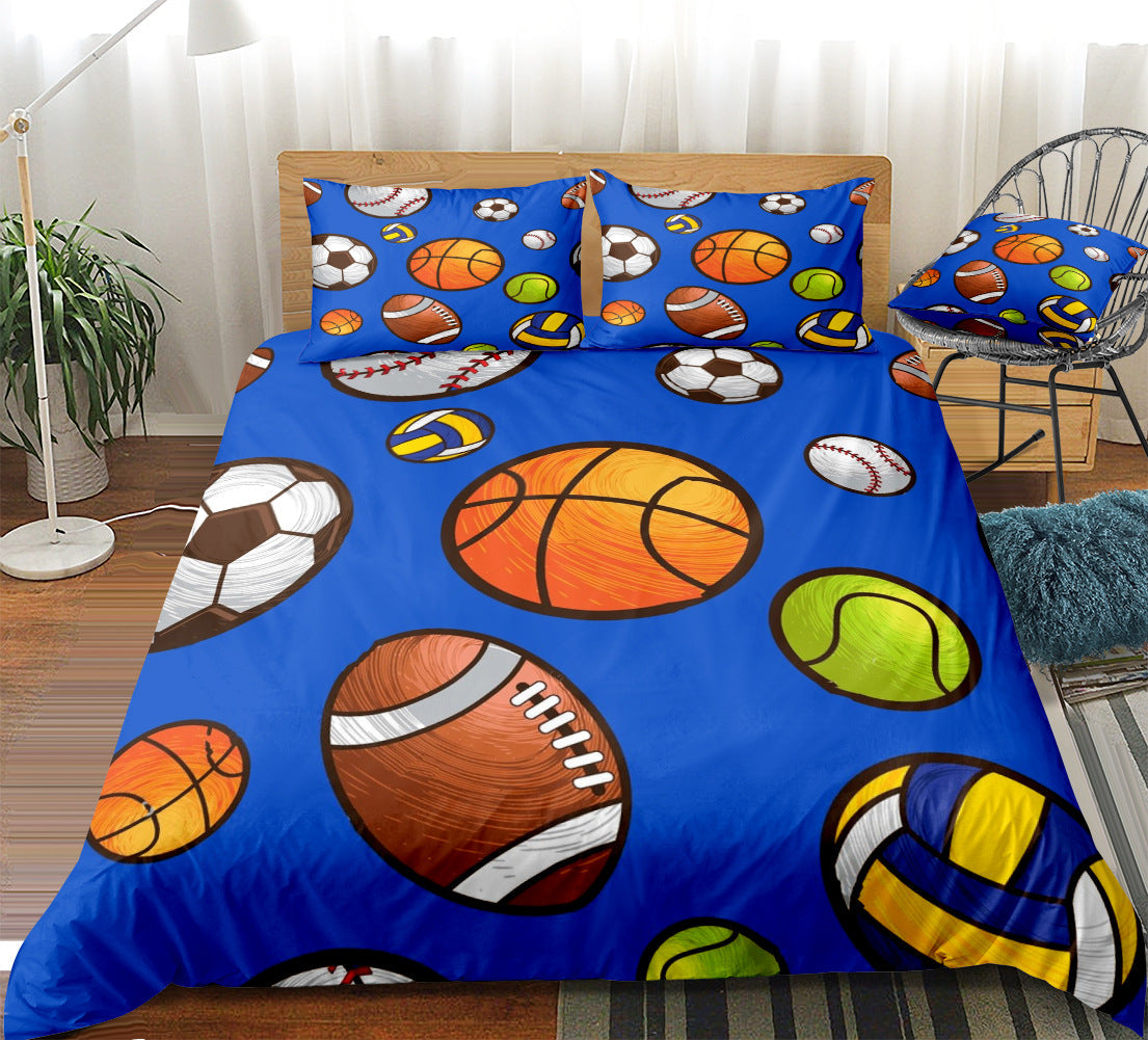 Football Duvet Cover Set for Dramatic Fan Bedrooms