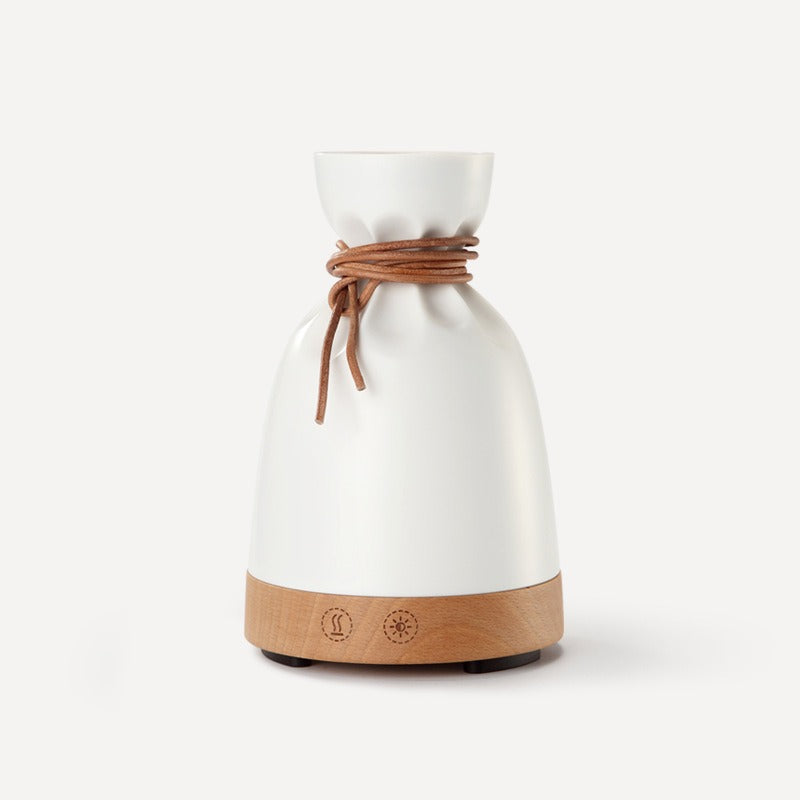 Ceramic Aromatherapy Diffuser Humidifier With Warm Light