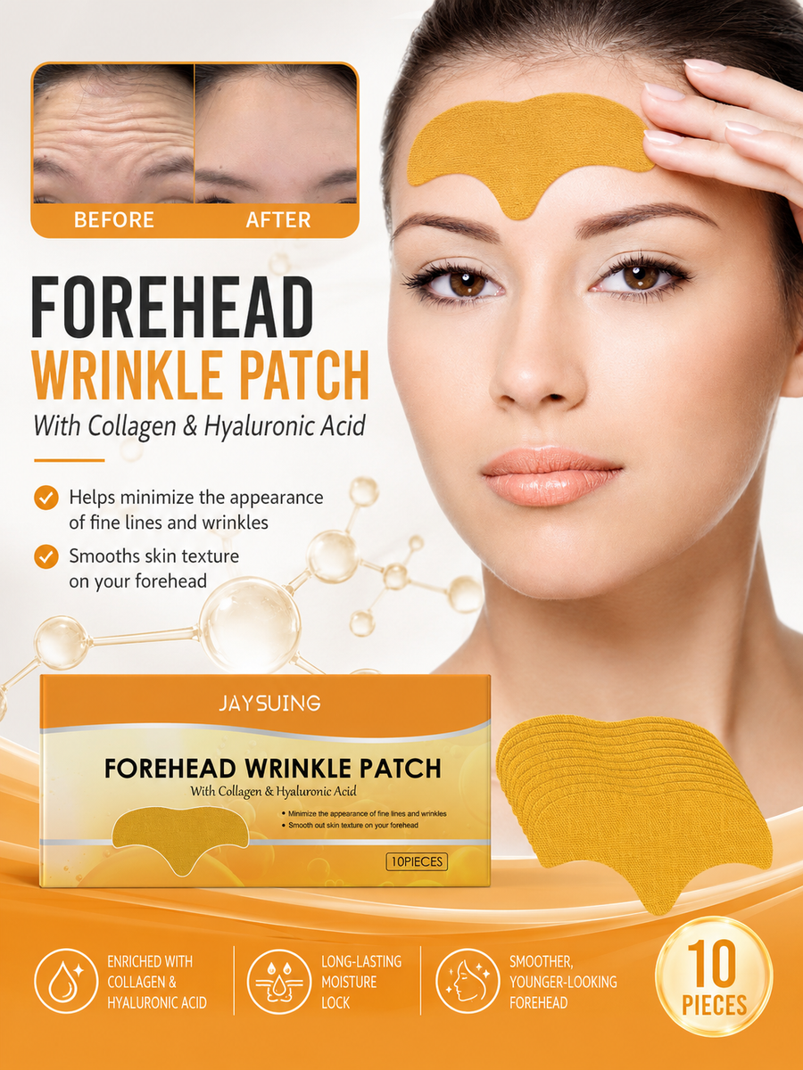 Forehead Wrinkle Patch — Collagen & Hyaluronic Acid Rejuvenation