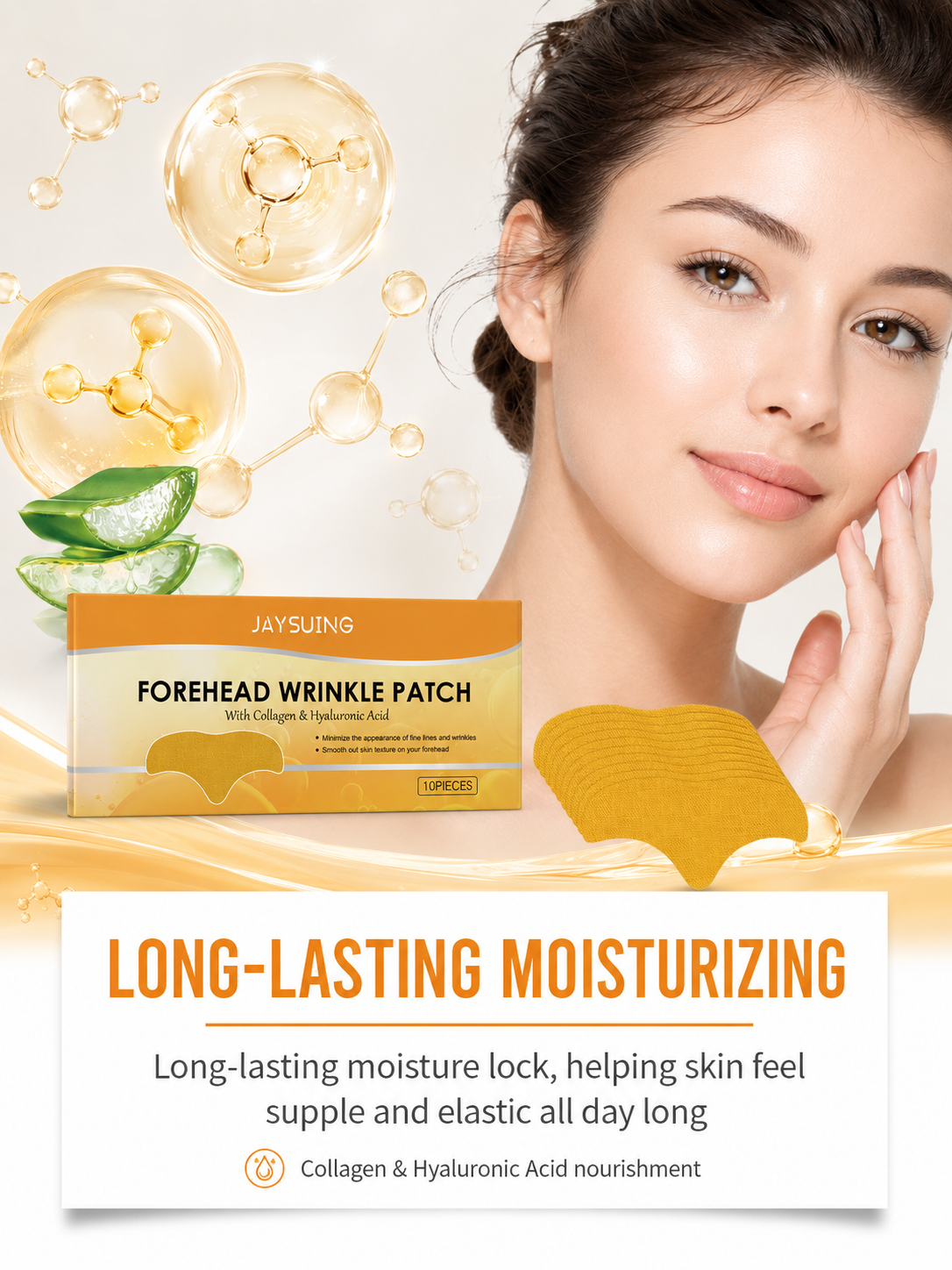 Forehead Wrinkle Patch — Collagen & Hyaluronic Acid Rejuvenation