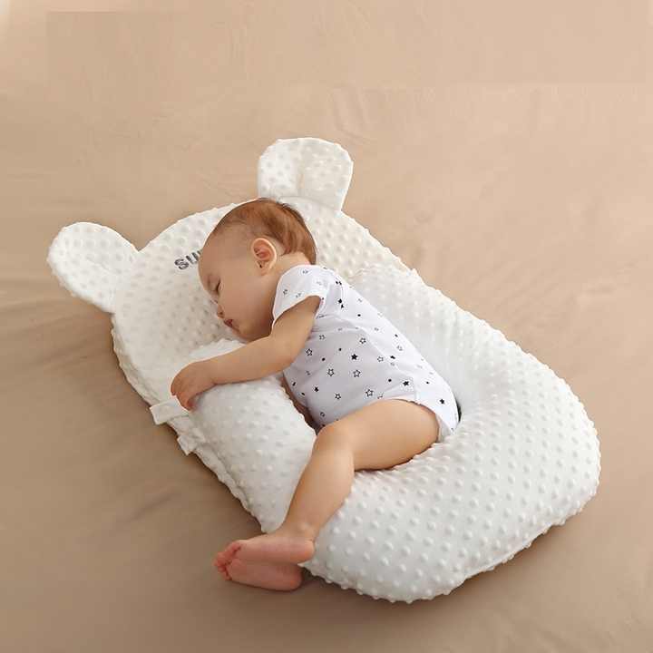 Baby Feeding Pillow With 15° Elevated Cushioned Support