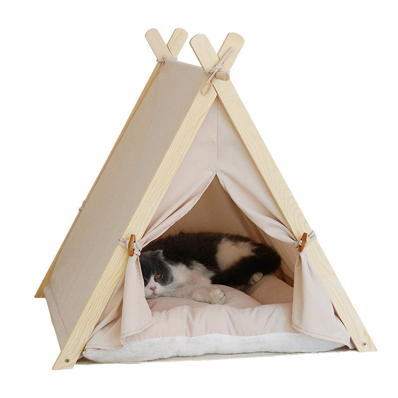 Pet Teepee Bed for Cats & Small Dogs | Cozy Retreat