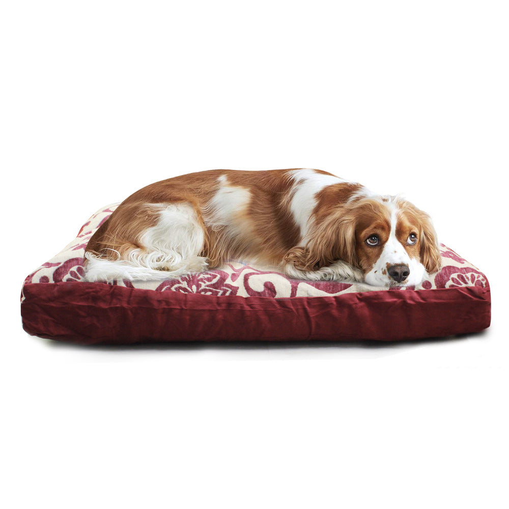 Large Dog Mattress with Thick Washable Removable Cover
