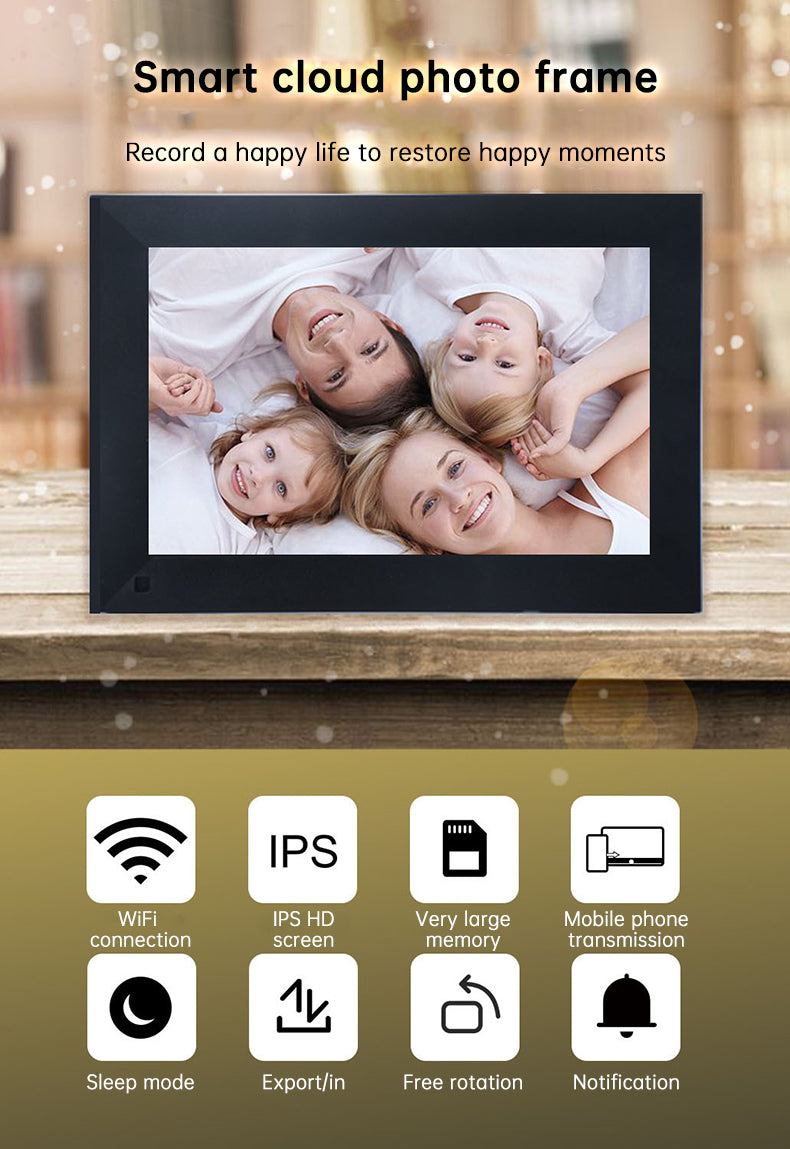 WiFi Digital Photo Frame: Send Family Photos Remotely
