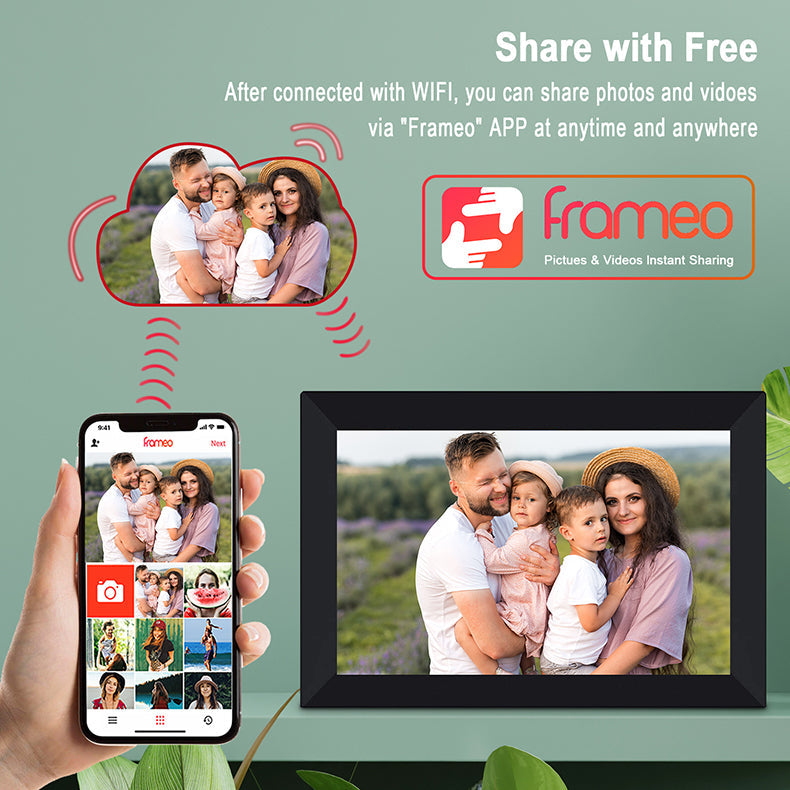 WiFi Digital Photo Frame: Send Family Photos Remotely