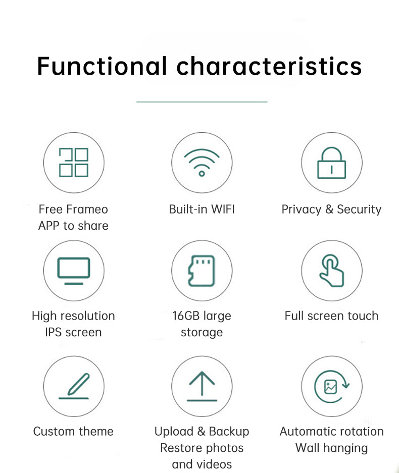 WiFi Digital Photo Frame: Send Family Photos Remotely