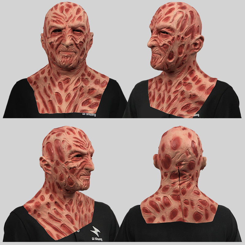 Freddy-Style Horror Mask for Full-Head Transformation