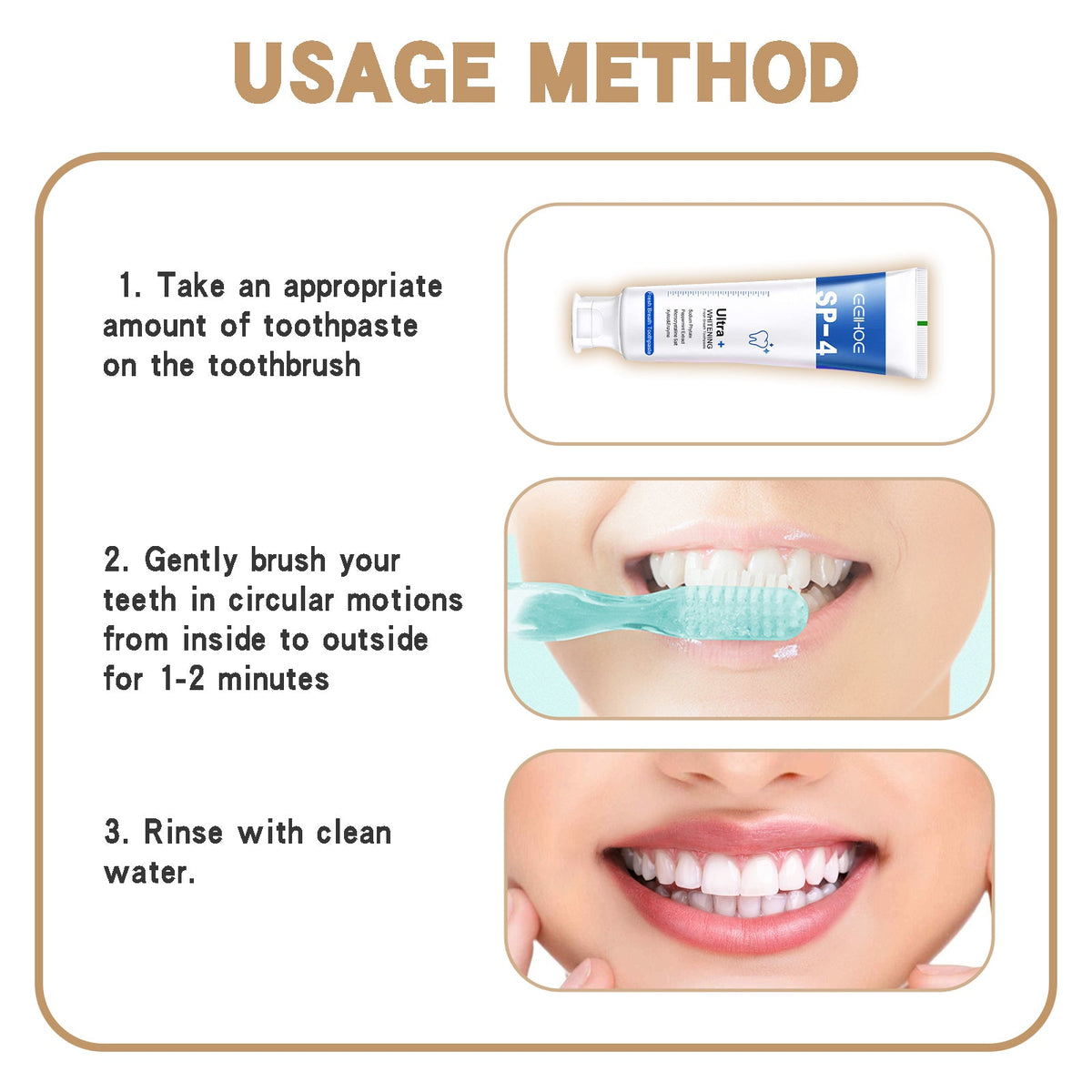 Whitening Toothpaste for Fresh Breath & Daily Care