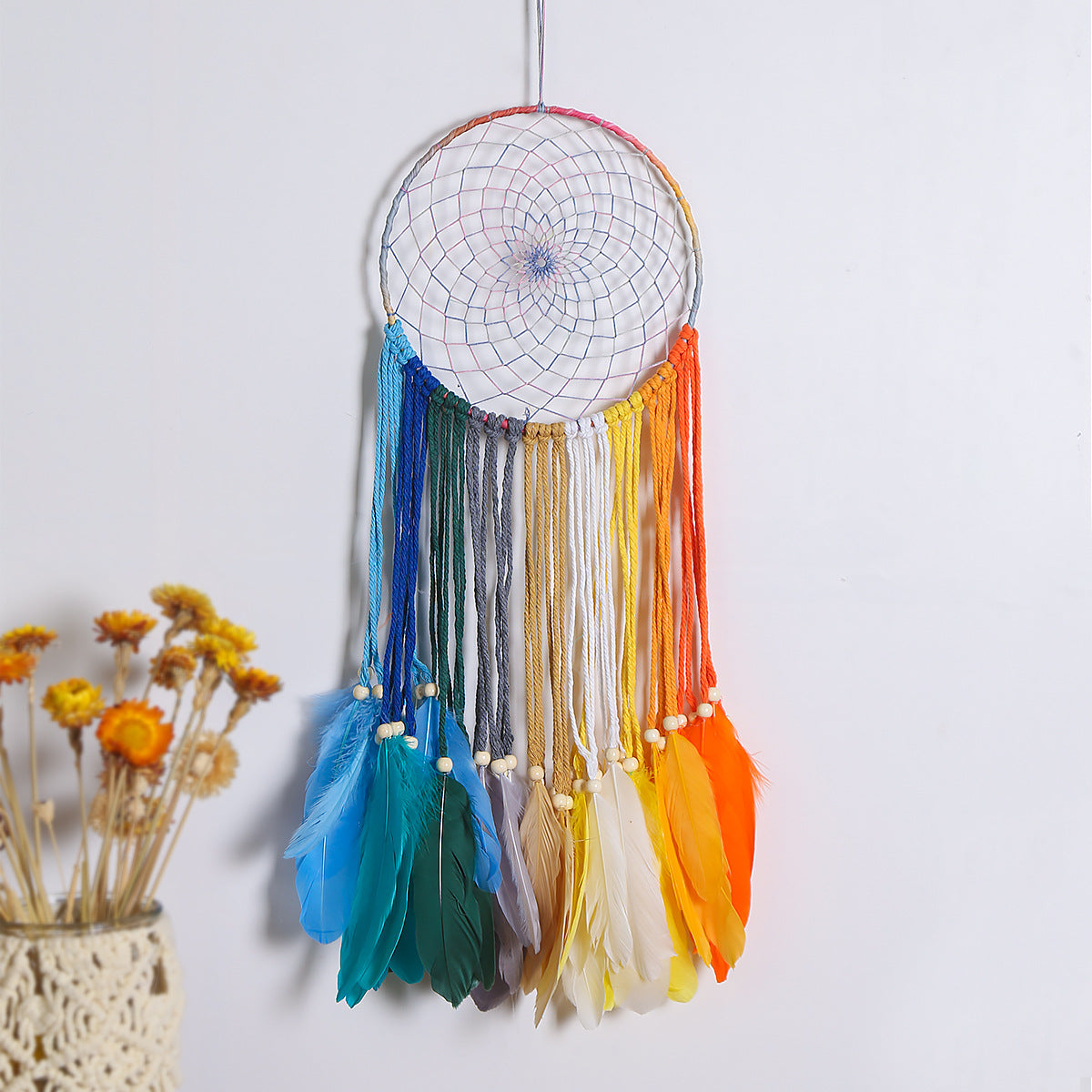 Colorful Dream Catcher Wall Decor for Cheerful Bedrooms