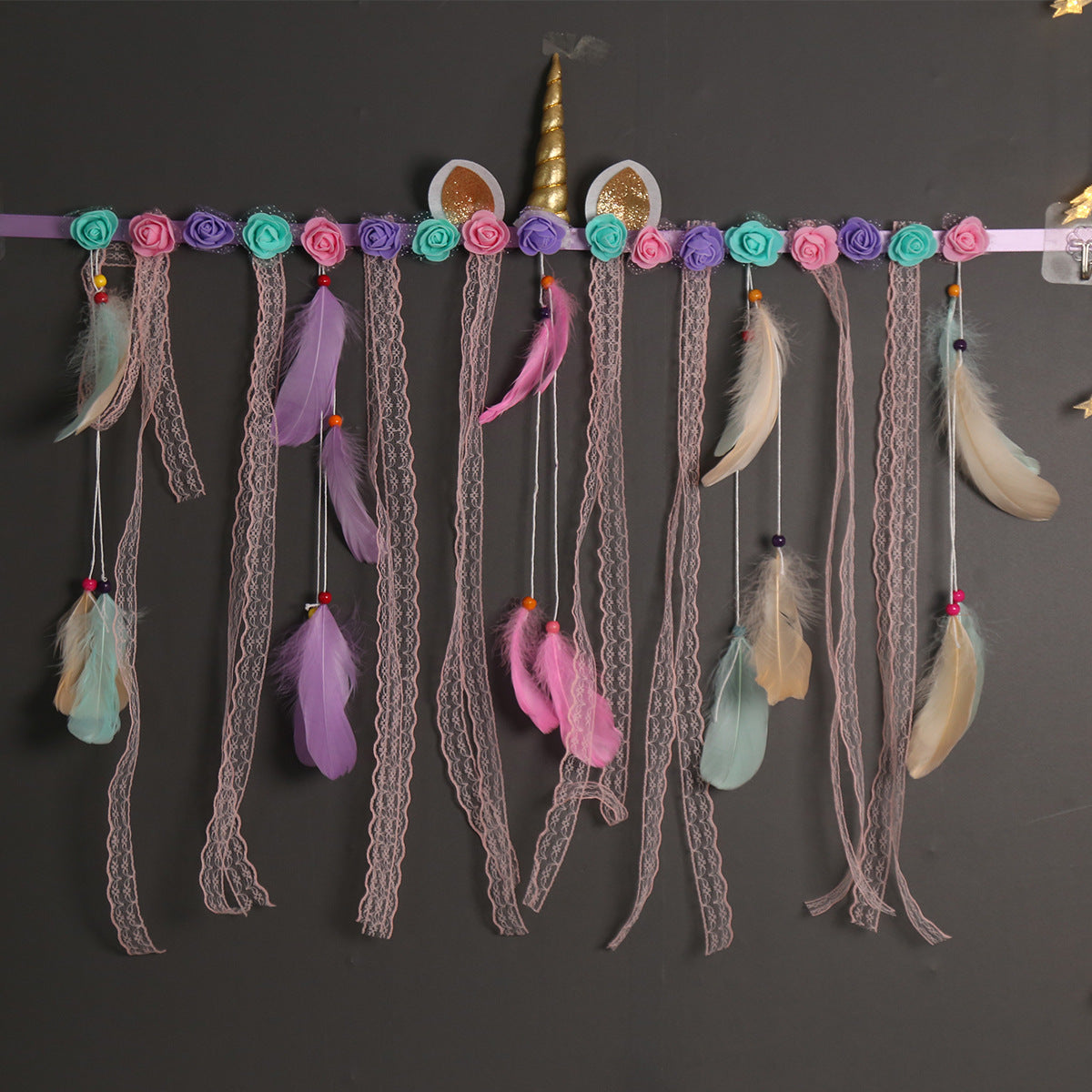 Unicorn Room Decor Veil With Magical Pastel Charm