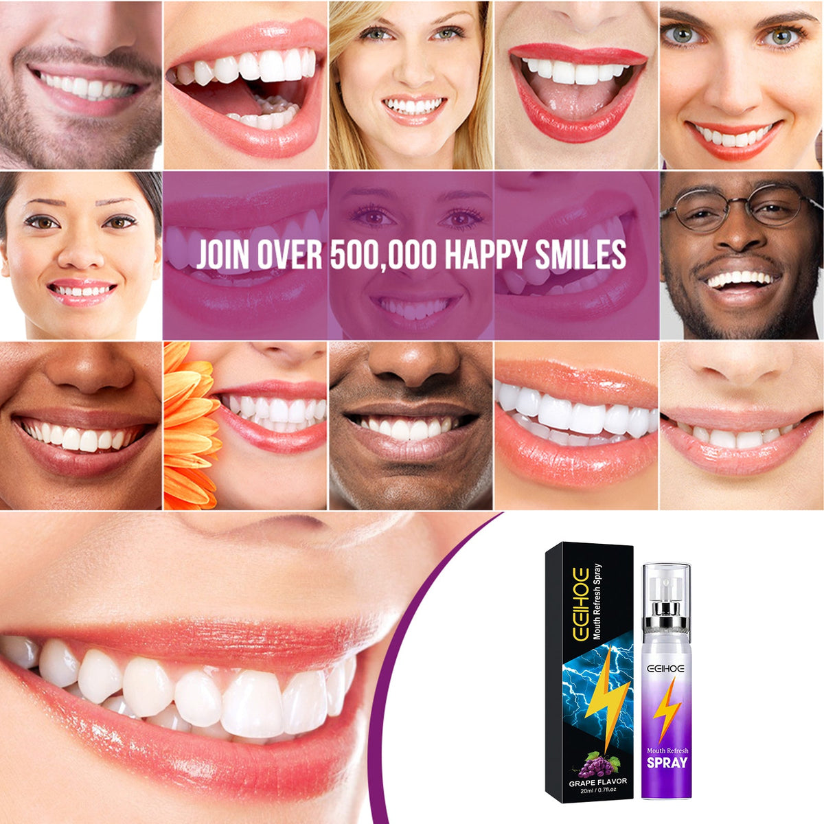 Fresh Breath Spray, Alcohol-Free On-the-Go Refresh