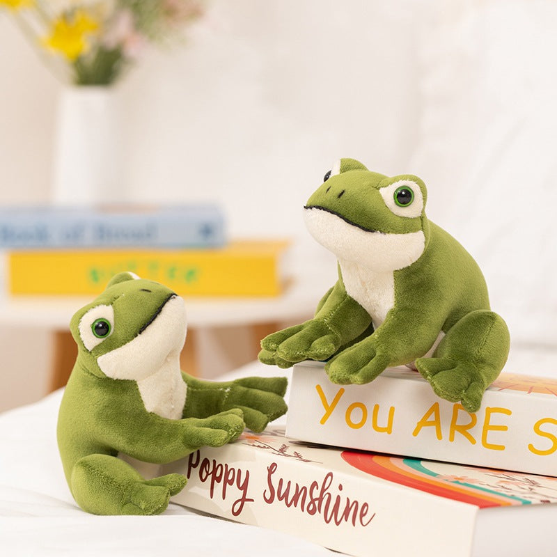 Frog Plush Toy for Comforting Bedtime Cuddles & Play