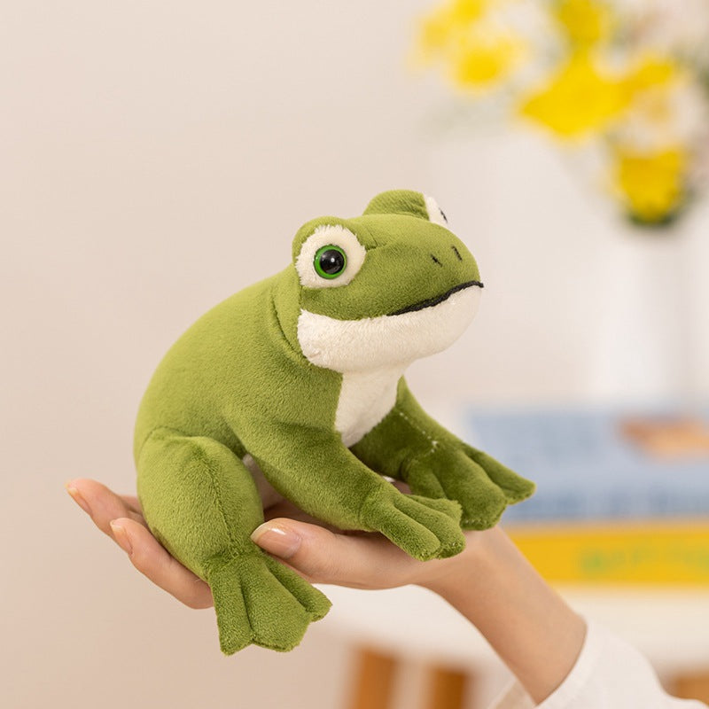 Frog Plush Toy for Comforting Bedtime Cuddles & Play