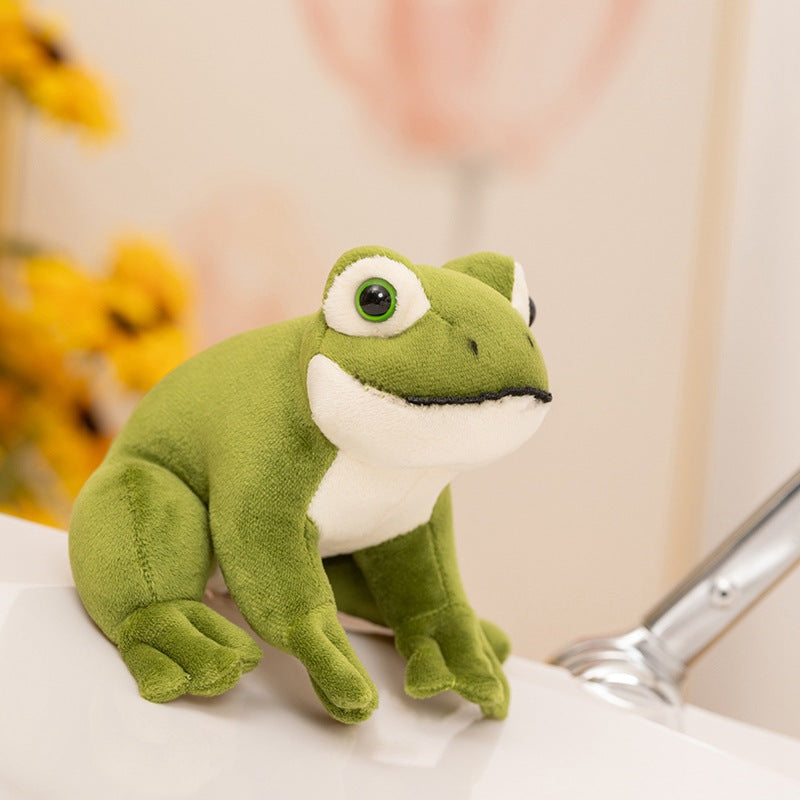 Frog Plush Toy for Comforting Bedtime Cuddles & Play